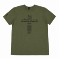 John 3:16 T-Shirt - Army Green