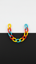 Chunky Enamel Chain Necklace